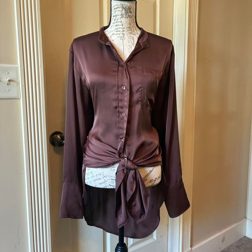 H-m Women's Brown Blouse